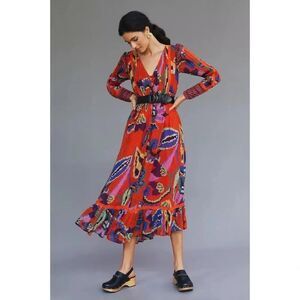 Anthropologie Tropical Maxi Dress
